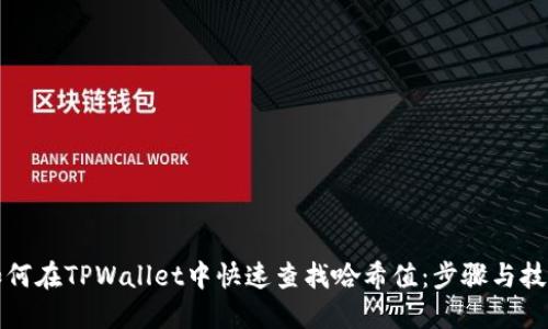 如何在TPWallet中快速查找哈希值：步骤与技巧